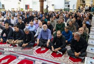 مراسم سومین روز شهادت مدافع امنیت مجید کاظم‌پور در آستانه اشرفیه