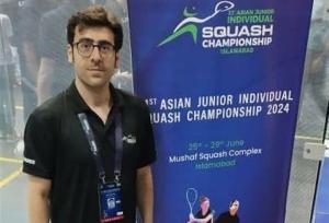 اسکواش قهرمانی آسیا| قضاوت داور ایرانی در پاکستان