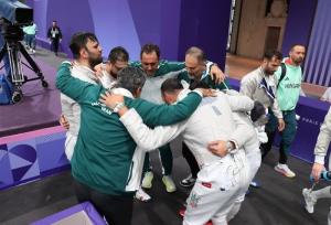 المپیک ۲۰۲۴| تیم سابر ایران چهارم شد