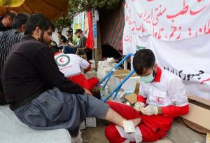 آمادگی کامل هلال احمر برای خدمات رسانی به زوار اربعین درمحورهای شادگان