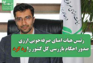 رئیس هیات امنای صرفه‌جویی ارزی صدور احکام بازرسی کل کشور را رد کرد