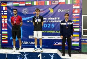 برنز بدمینتون‌باز ایرانی در فیوچر سریز ترکیه