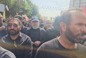 حضور رئیس مجلس درمراسم باشکوه تشییع شهدا