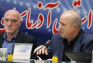 «مهدی تاج» در مجمع عمومی عادی هیأت فوتبال آذربایجان شرقی