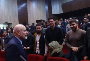 مراسم روز دانشجو با حضور رئیس مجلس در دانشگاه فردوسی مشهد برگزار شد