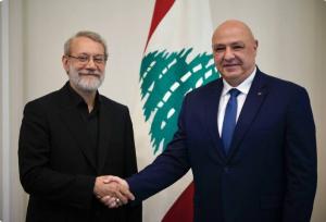 لاریجانی با رئیس‌جمهور لبنان دیدار کرد