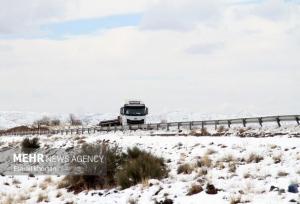 بارش برف در شیروان