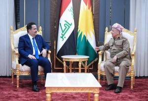 رایزنی السودانی با رئیس حزب دموکرات اقلیم کردستان عراق