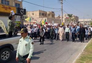 راهپیمایی «بشارت نصر» در گناوه برگزار شد