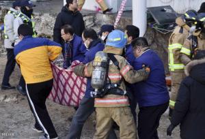 ۷ نفر در حادثه ساخت متروی کره جنوبی محبوس شدند