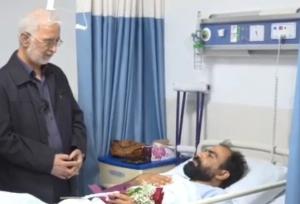 وزیر کشور از مجروحان پلیس در جنگ ۱۲ روزه عیادت کرد