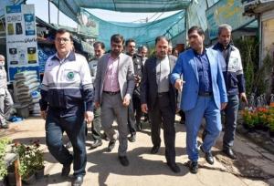 وضعیت ایمنی بازار گل و گیاه شهید محلاتی بررسی شد