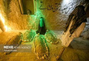 برپایی نمایشگاه یاس کبود در زابل