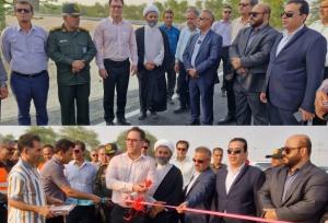 افتتاح یا آغاز عملیات اجرایی ۸ پروژه راهداری در تنگستان