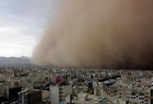 طوفان در تهران و برخی استان‌ها