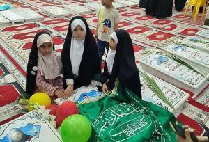 جشن تولد شهیده محیا صدیقی صابر در گلزار شهدای آستانه