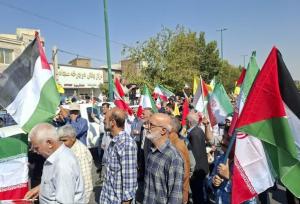 راهپیمایی حمایت از مردم مظلوم و مقتدر غزه در محلات
