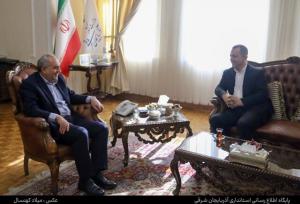 استاندار: توان و ابتکار جوانان آذربایجان شرقی سرمایه‌ای ارزشمند برای توسعه کشور است