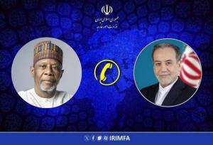 گفتگوی تلفنی وزیر امور خارجه با وزیر امور خارجه نیجر