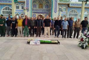 تشییع و تدفین پیکر مادر شهید یزدان احمدنژاد در بندر کیاشهر