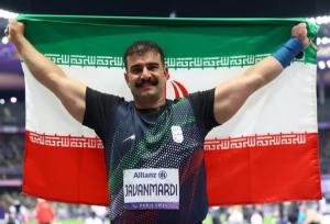 «سید علی اصغر جوانمردی» قهرمان پرتاب وزنه پارادوومیدانی جهان شد