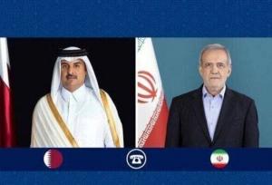 تأکید ایران و قطر بر تلاش مشترک برای توقف جنایات در غزه