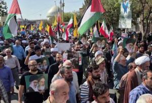 راهپیمایی «بشارت نصر» در قم