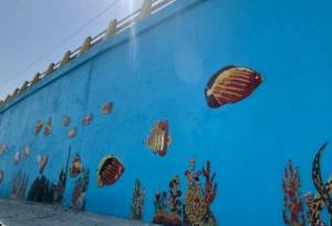 زیباسازی جداره های بزرگراه شهید یاسینی