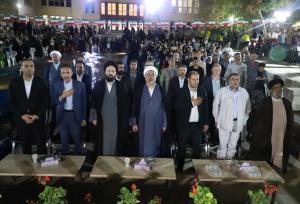 آیین افتتاحیه المپیاد ورزشی پرچم‌ در شهرستان خمین