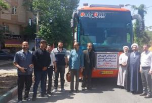 آغاز اردوهای فرهنگی هنری مساجد البرز با اعزام کاروان به حسینیه جماران