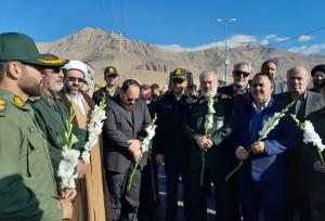 محل عروج شهیدفخری زاده در آبسرد گلباران شد