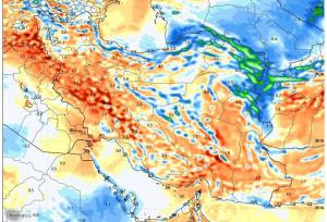 ورود سامانه بارشی جدید به شمال کشور از فردا؛ کاهش نسبی دما در راه است