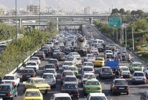 ترافیک سنگین صبحگاهی در برخی از معابر و بزرگراه‌های پایتخت