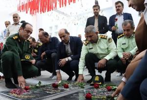مراسم غبارروبی قبور مطهر شهدای خلیج فارس برگزار شد