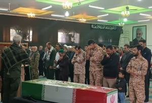 تشییع پیکر مطهر شهید گمنام در شهرستان مرزی خواف