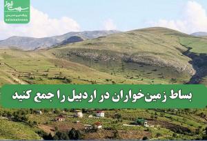 بساط زمین‌خواران در اردبیل را جمع کنید