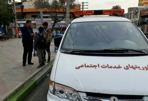 برخورد بدون اغماض با عوامل کشیدن یک زن توسط گشت فوریت‌های اجتماعی