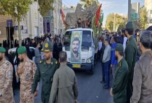 پیکر مطهر سرهنگ خلبان شهید «حامد جندقی» در پیشوا تشییع شد