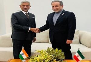 رایزنی وزرای خارجه ایران و هند در حاشیه اجلاس بریکس