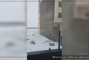 بارش برف در ازنا