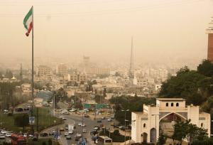 شاخص هوای شیراز امروز ناسالم است