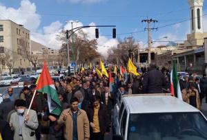 راهپیمایی جمعه نصر ‌و پیروزی در شهرکرد برگزار شد