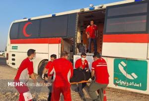 انحراف از جاده اتوبوس حامل زائران ایرانی؛ ۴۳ نفر مصدوم شدند