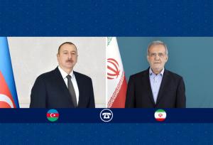 تاکید رؤسای جمهور ایران و آذربایجان بر تعمیق روابط برادرانه