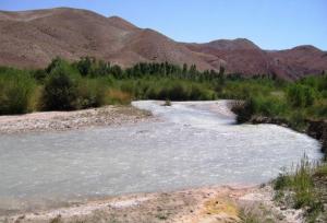 ۱۷۷ هکتار از اراضی بستر رودخانه حبله رود تثبیت شد
