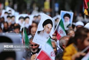 راهپیمایی بشارت نصر در استان تهران برگزار شد