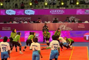 سومین پیروزی تیم ملی کبدی زنان در قهرمانی جهان