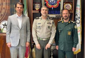 دیدار حمید عزیزی با امیر فولادی در راستای توسعه گلف