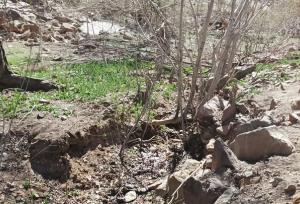 منظره زیبای منطقه کوهستانی بزنئین در اردستان