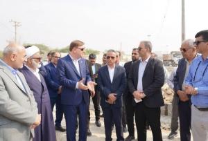 زارع: روند اجرای پروژه جاده ساحلی در کنگان مطلوب است